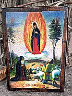Ікона Почаївська (на дереві розмір 17*23 см)