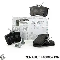 Колодки тормозные задние Renault 440605713R (оригинал) на Renault Grand Scenic 2 (Рено Гранд Сценик 2)