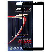 Защитное стекло Walker 3D Full Glue для Xiaomi Redmi 6 6A Black FE, код: 7436087
