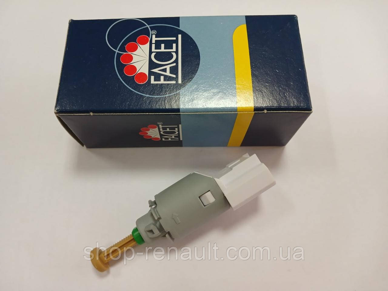 Датчик педалі гальма 4 контакти в ряд 2009- Duster, Logan, MCV, Sandero FACET, 7.1227