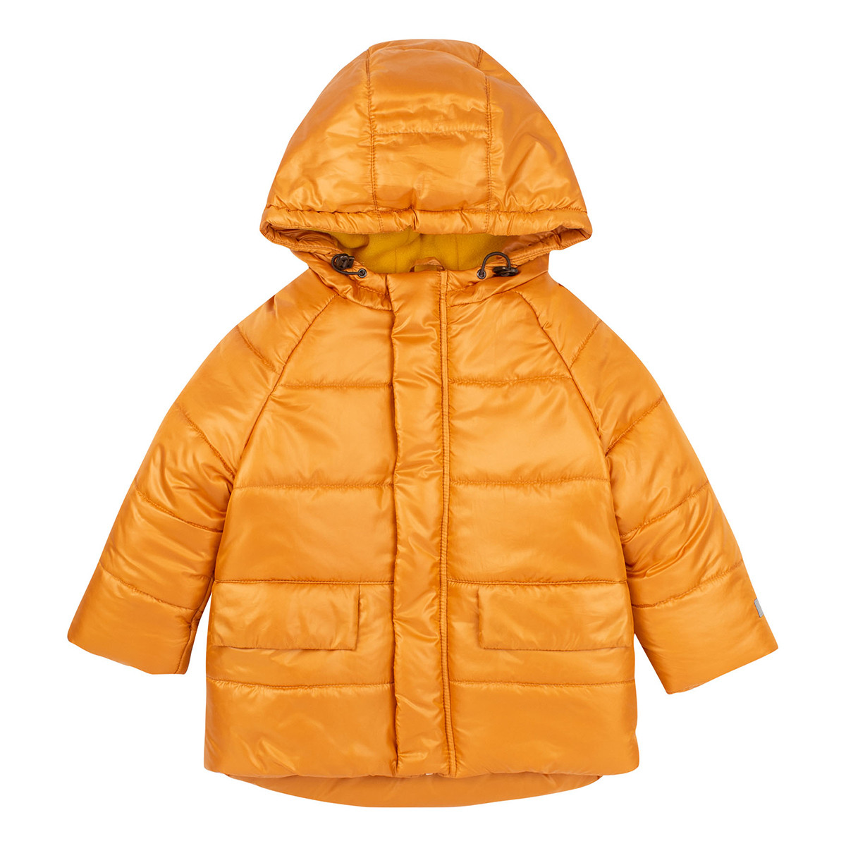 Зимова куртка для хлопчика Бембі КТ308 охра 92