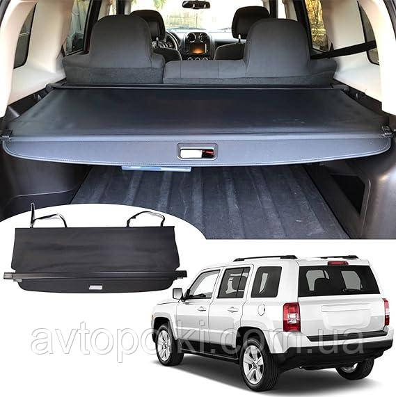 Топ шторка багажника Jeep Patriot MK 2006-2016 1 покоління полка ролет, фото 1
