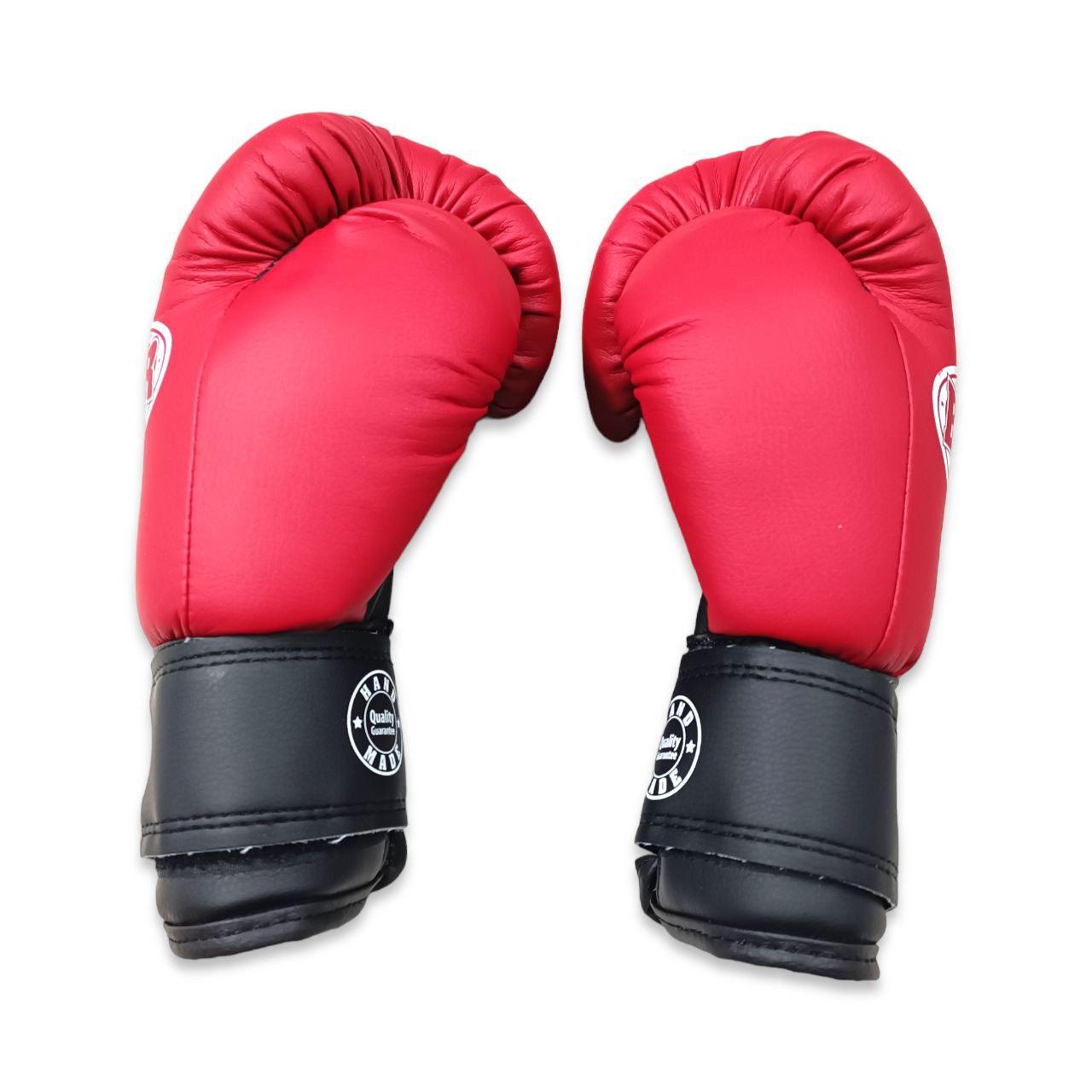 Боксерские перчатки BOXER 12 оz кожвинил красные - фото 2 - id-p2015326260