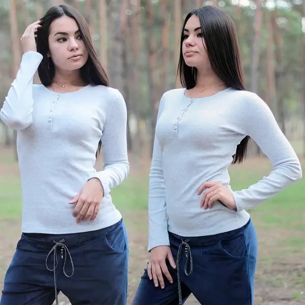 Кофта трикотаж з гудзиками на грудях