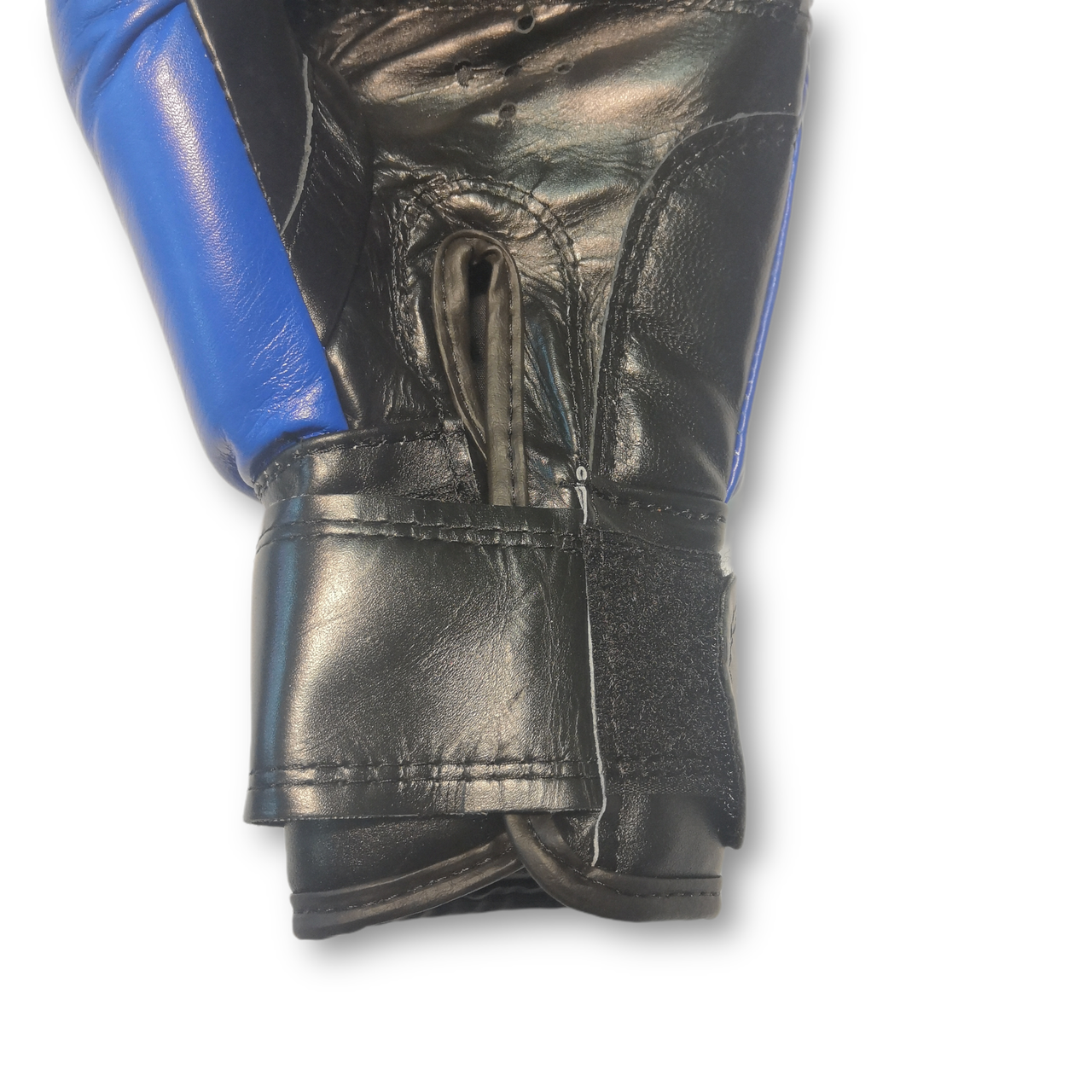 Боксерские перчатки BOXER 10 oz кожа синие - фото 4 - id-p2015326328