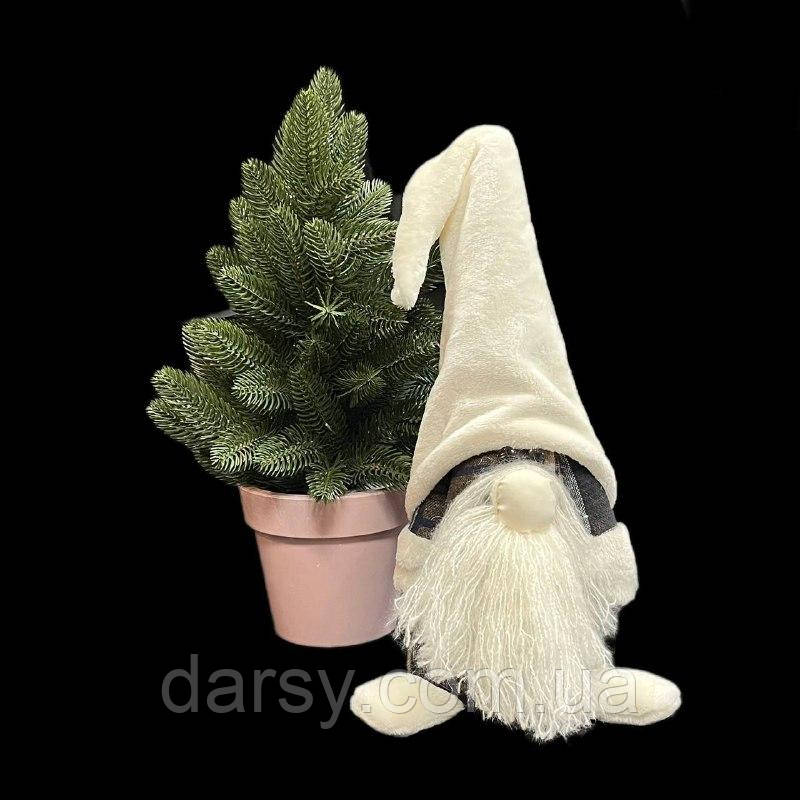 Новорічна фігура, гном ручна робота, висота 55 см, фото 1