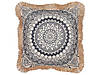 Набір з 2 подушок Boho Motif 45 x 45 см Beige and Black AGRIMONY, фото 3