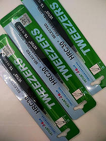 Пінцет радіотехнічний, ESD (TS-10), антимагнітний, антистатичний, R'Deer