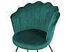 Оксамитове крісло Green LOVELOCK, фото 4