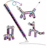 Ручка магнитная конструктор Polar Pen цветная