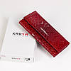 Жіночий шкіряний гаманець Karya 1071-019 червоний, фото 7