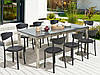 Набір 8 обідніх стільців Чорний VIESTE, фото 2