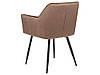 Набір з 2 оксамитових обідніх стільців коричневий JASMIN, фото 5