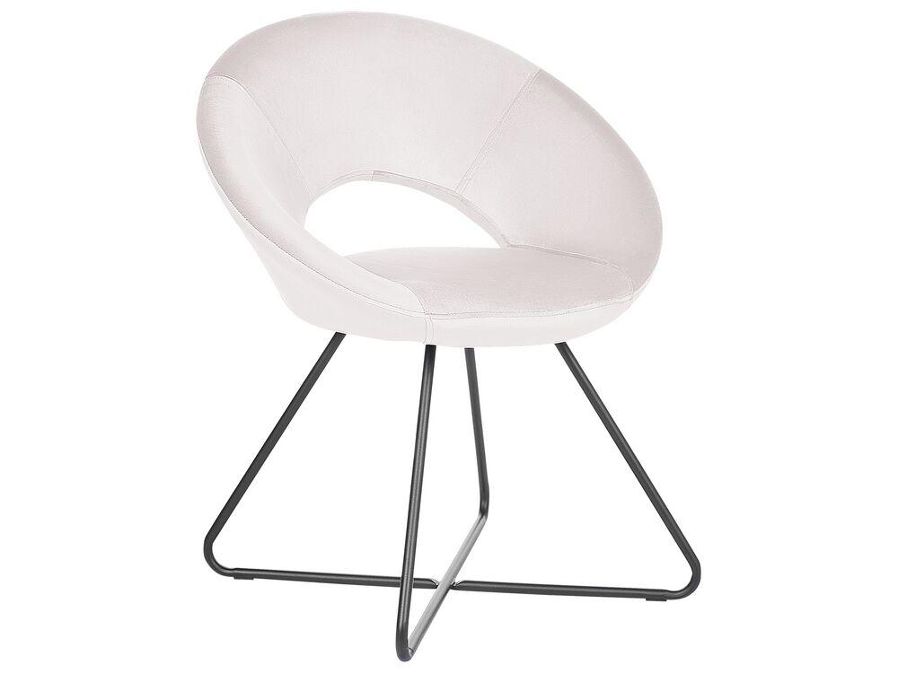 Оксамитове крісло Бежеве RACHEL, фото 1