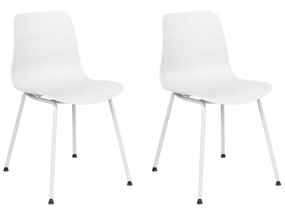 Набір з 2 обідніх стільців білий LOOMIS, фото 1