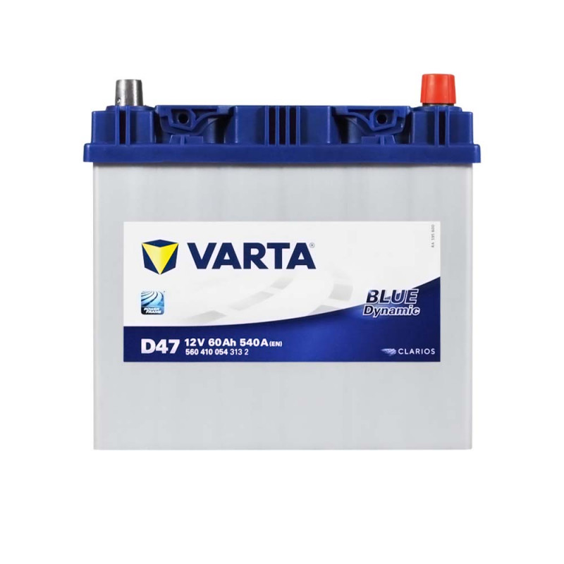 Акумулятор автомобыльний  VARTA Blue Dynamic Asia 60Ah 540A R+ (правый +) D47