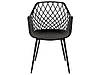 Набір з 2 обідніх стільців Black NASHUA II, фото 4