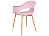 Набір з 2 обідніх стільців рожевий UTICA, фото 5