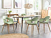 Набір з 2 обідніх стільців Light Green UTICA, фото 2