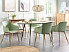 Набір з 2 обідніх стільців Light Green FONDA II, фото 2