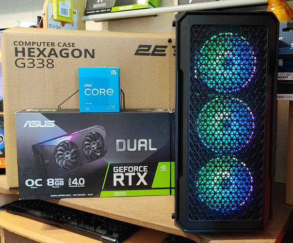 Игровой компьютер Intel Core i5 11400 4.4GHZ, RTX 3070 8GB, 16GB DDR4 ...