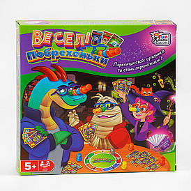 Дитяча настільна гра "Веселі побрехеньки" (24 картки, 4 окулярів, 11 ковпачків) | "4FUN Game Club" (32777)