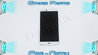 Дисплей для смартфона (телефона) LG K10 LTE (K430DS), white (в зборі з тачскрином) (без рамки)