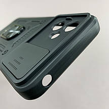 Чохол для Motorola G14 протиударний чохол зі шторкою для камери на телефон моторола г14 чорний crt, фото 5