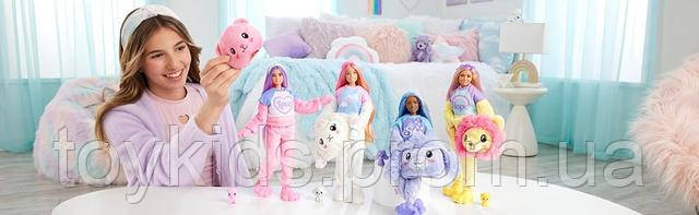 Барби Кукла сюрприз Ягненок Кьюти Ревил серии Мягкие и пушистые Barbie ...