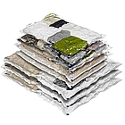 Вакуумні пакети для речей з насосом 10 шт Багаторазові вакуумні пакети для одягу Набір вакуумних пакетів з насосом, фото 7