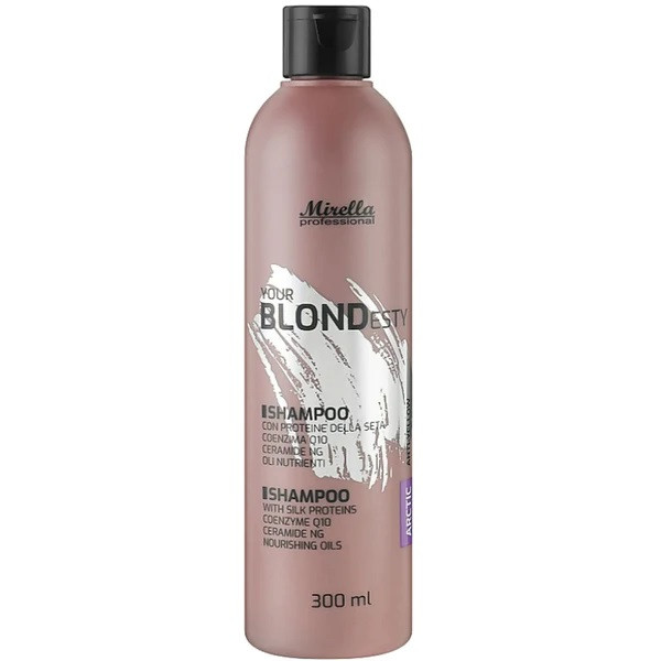 Mirella Professional Your Blondesty Arctic Shampoo - Шампунь для волосся з Q10 та керамідами, фото 1