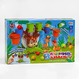 Дитяча настільна гра "Влучний кидок" (пісочний годинник, кульки, стаканчики) | "4FUN Game Club" (39889)