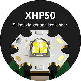 Світлодіод на радіаторі (підкладці) Cree XHP50.3  [3.7V, 1000Lm, 10W, 6500K] для ліхтарів, світильників 20 мм