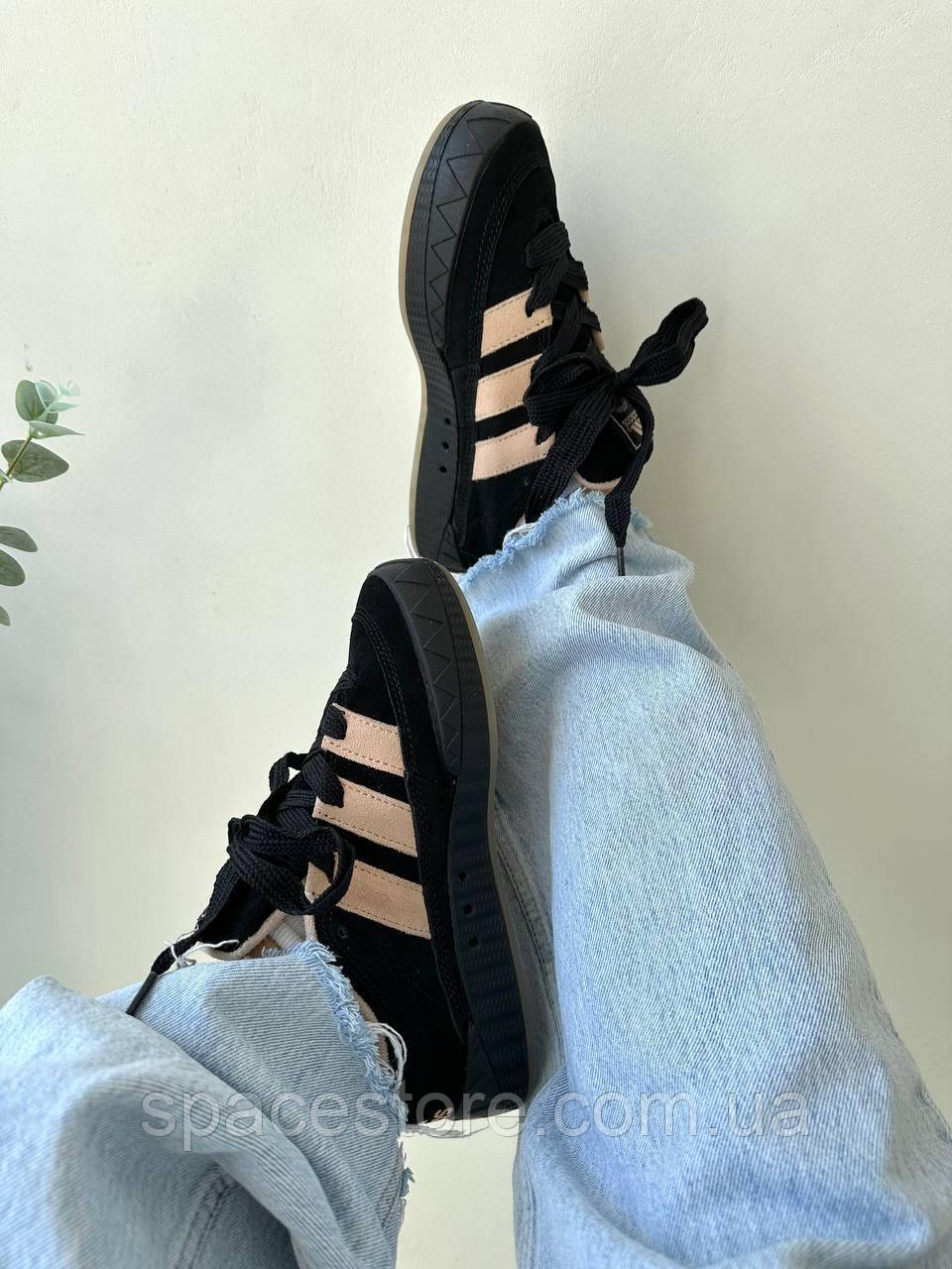 Adidas black hotsell for girls