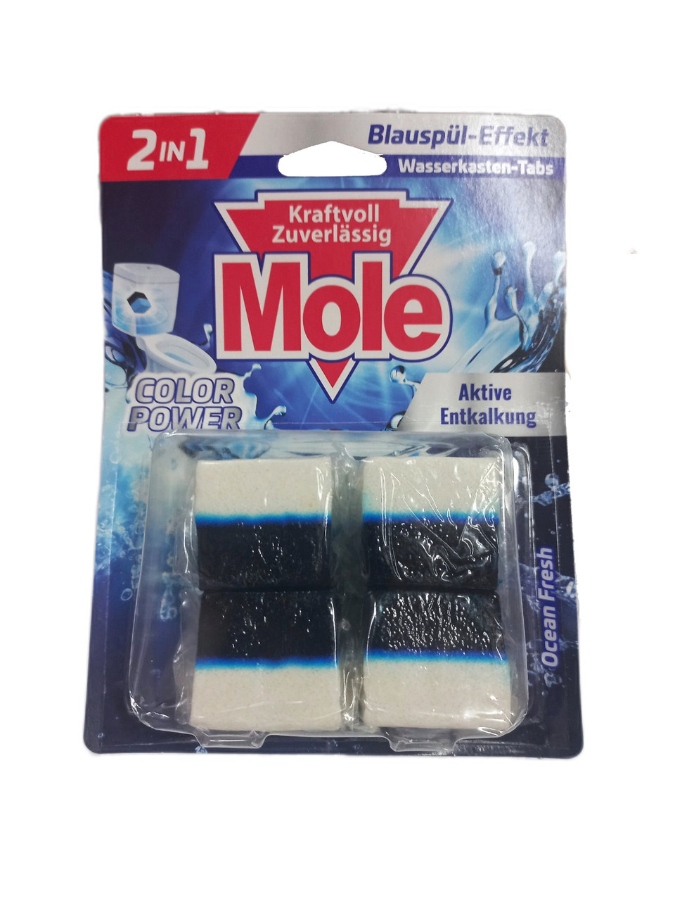 Кубики для бачка унітазу Mole для бачка, 4 шт