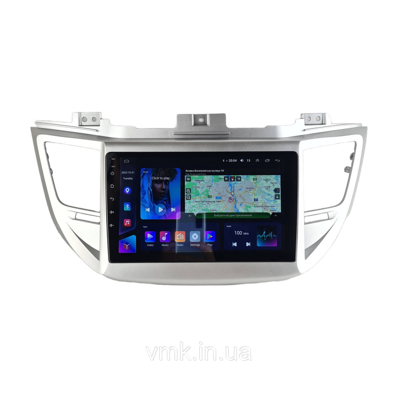 Андроїд Магнітола Hyundai Tucson 2015-2017 4core Base Android 13, Platform JAC