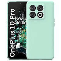 Чохол Fiji Soft для OnePlus 10 Pro силікон бампер блакитний