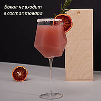 Дерев'яна коробка для келиха "Діамант на ніжці", фото 2