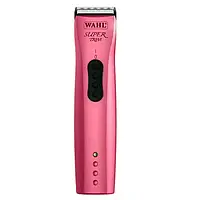 Триммер для стрижки животных аккумуляторный Wahl Super Trim Pink 1592-0480