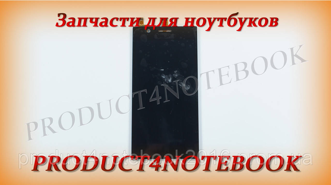 Дисплей для смартфона (телефона) Lenovo K900, black (у зборі з тачскрином) (без рамки)