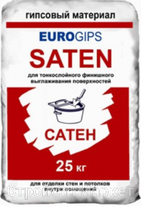 Шпаклевка Eurogips Satengips (Еврогипс Сатенгипс) 25кг - фото 1 - id-p279968574