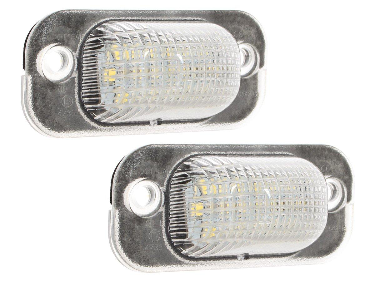 Seat Toledo I (91-99) світлодіодні лампочки LED підсвічування номерного знака (2 шт комплект), Сеат Толедо 1, фото 1