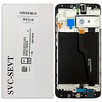 Дисплей (екран) Samsung Galaxy A10 2019 A105F, M10 2019 M105F з тачскріном (оригінал OEM SP з рамкою для A105)