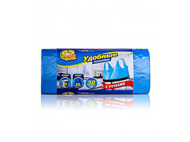 Пакети для сміття з ручками 35 л, 30 шт. ТМ ФРЕКЕН БОК FG