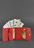 Жіночий шкіряний гаманець 2.1 червоний Saffiano BlankNote SC, код: 8132118, фото 2