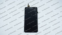 Дисплей для смартфона (телефона) Lenovo S580, black (в сборе с тачскрином)(без рамки), (Original)