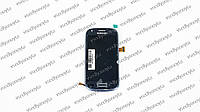 Дисплей для смартфона (телефона) Samsung Galaxy S3 Mini Neo GT-I8200, blue (в сборе с тачскрином)(с рамкой)