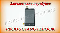 Дисплей для смартфона (телефона) Microsoft Lumia 532 DS (Nokia), black (в сборе с тачскрином)(без рамки)