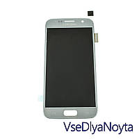 Дисплей для смартфона (телефона) Samsung Galaxy Note S7 Duos N930, silver (в сборе с тачскрином)(без рамки)