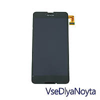 Дисплей для смартфона (телефона) Nokia 630 Lumiа, black (у зборі з тачскрином) (без рамки) (CHINA ORIGINAL)